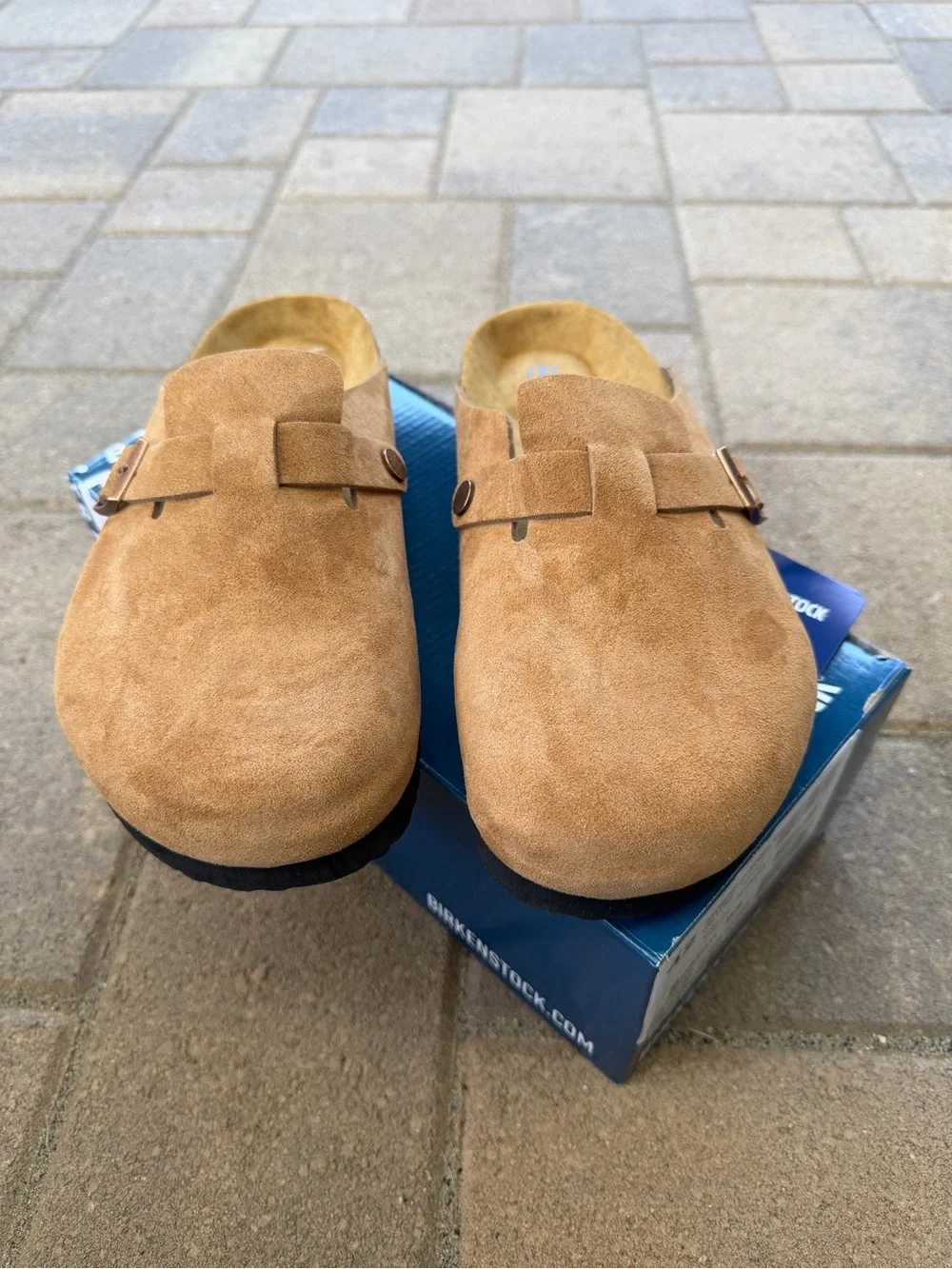 Birkenstock suede upper